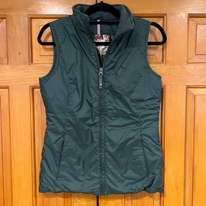 Burton Womens Green Snowboard Puffer Vest sz Small